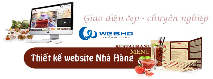 Thiết kế web nhà hàng đẹp