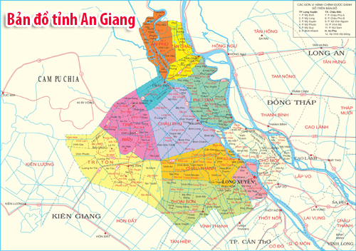 Bản đồ hành chính An Giang