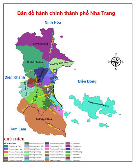 Bản đồ Nha Trang Khánh Hòa