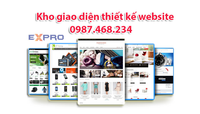 Giao diện thiết kế website