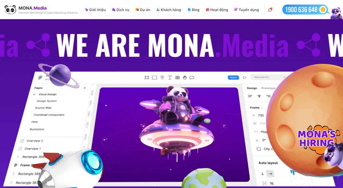 Công ty thiết kế web Mona Media