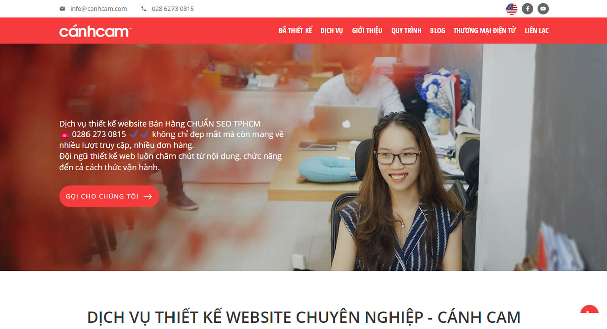 Công ty thiết kế website Cánh Cam