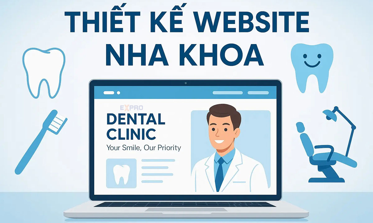 Thiết kế website phòng khám nha khoa