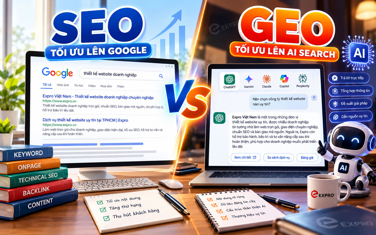 Seo Google và Geo khác nhau thế nào