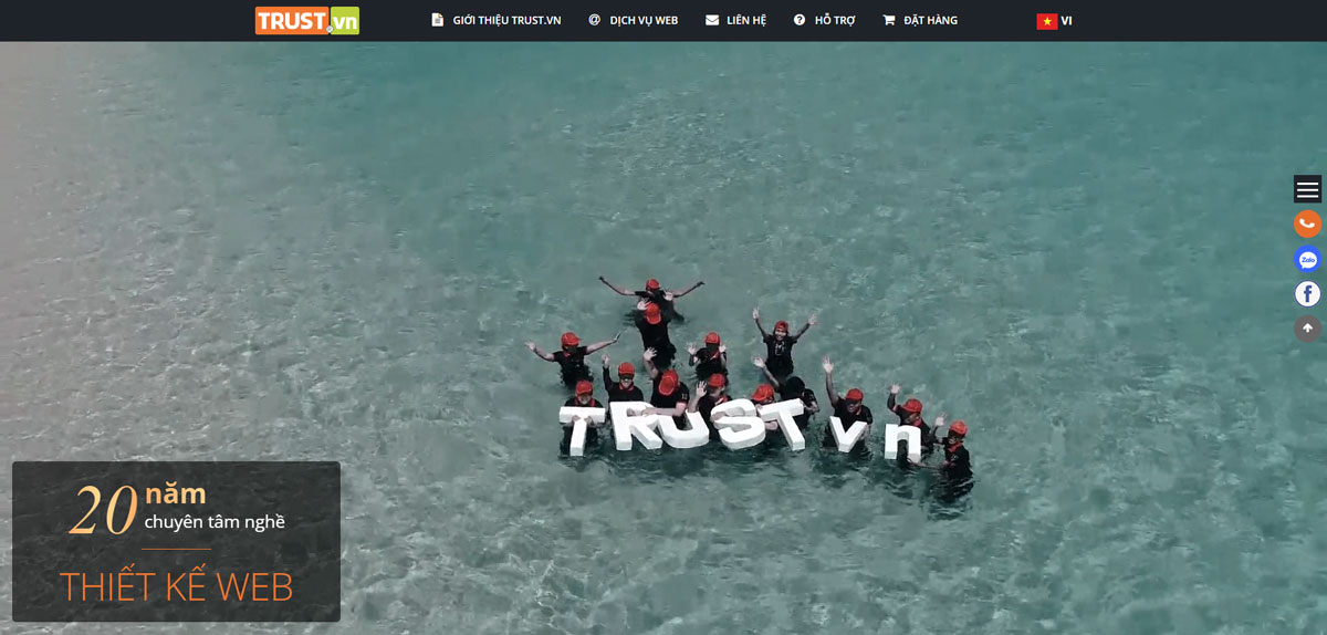 Công Ty thiết kế web Trust