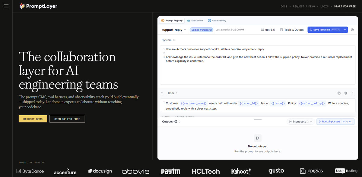 Web PromptLayer