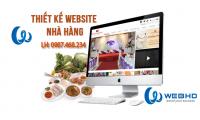 Thiết kế web nhà hàng chuyên nghiệp