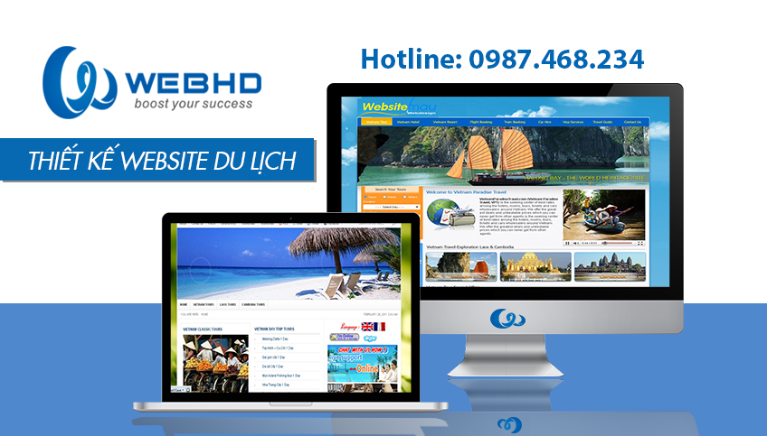 Thiết kế website du lịch đẹp chuyên nghiệp