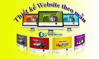 Thiết kế website theo mẫu