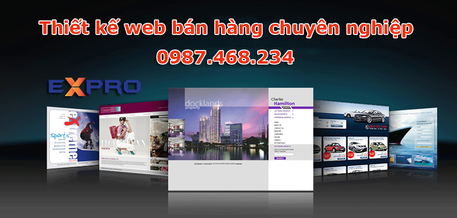 Thiết kế web bán hàng online chuyên nghiệp