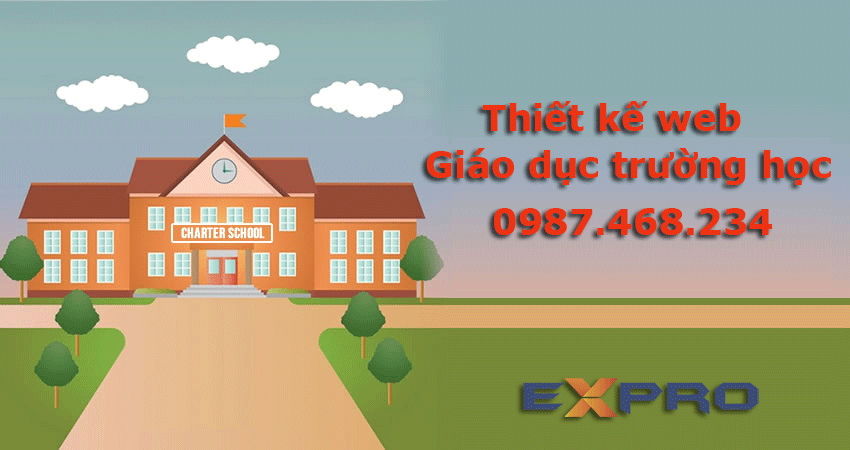 Thiết kế web giáo dục, trường học chuẩn SEO Top Google