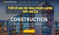 Thiết kế web công ty xây dựng chuyên nghiệp