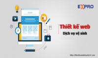 Thiết kế web dịch vụ vệ sinh