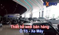 thiết kế web bán hàng ô tô xe máy