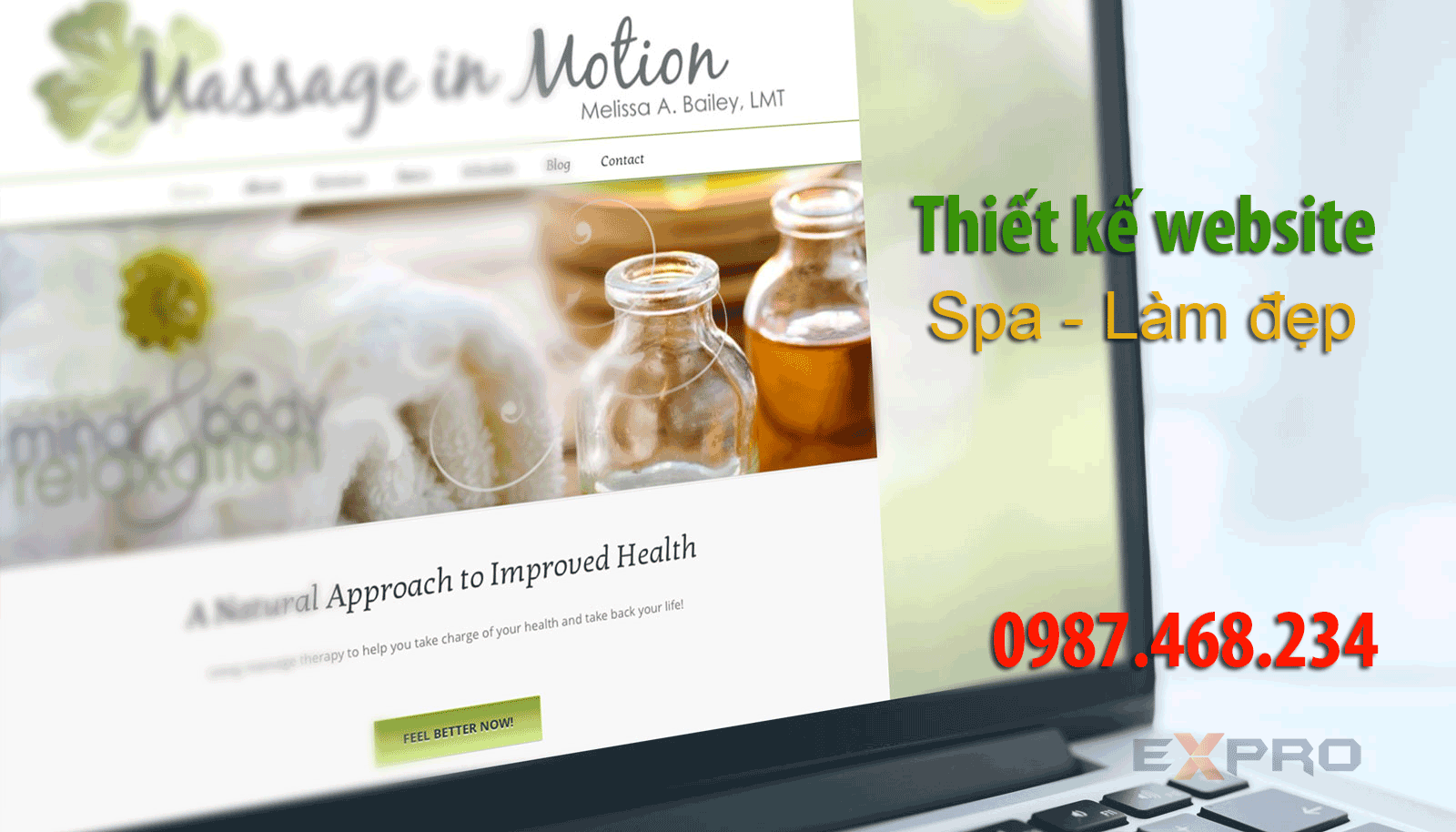 Thiết kế web làm đẹp – spa chuyên nghiệp độc đáo