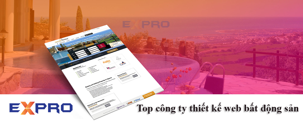 Công ty thiết kế web bất động sản