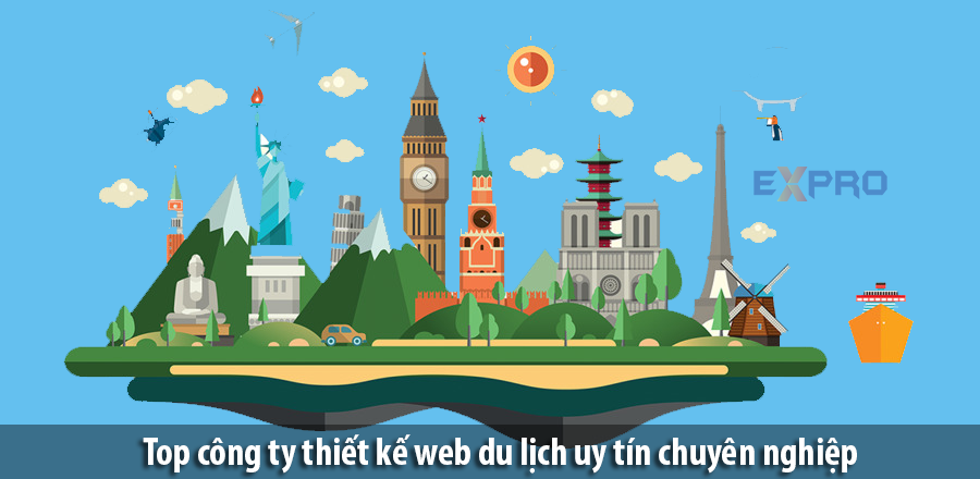 Top công ty thiết kế web du lịch chuyên nghiệp