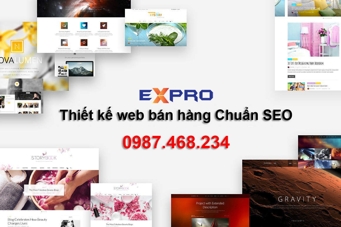 Thiết kế web bán hàng chuẩn SEO giải pháp marketing online