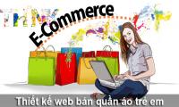 Thiết kế web bán quần áo trẻ em