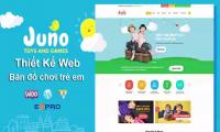 Thiết kế web bán đồ chơi trẻ em chuyên nghiệp