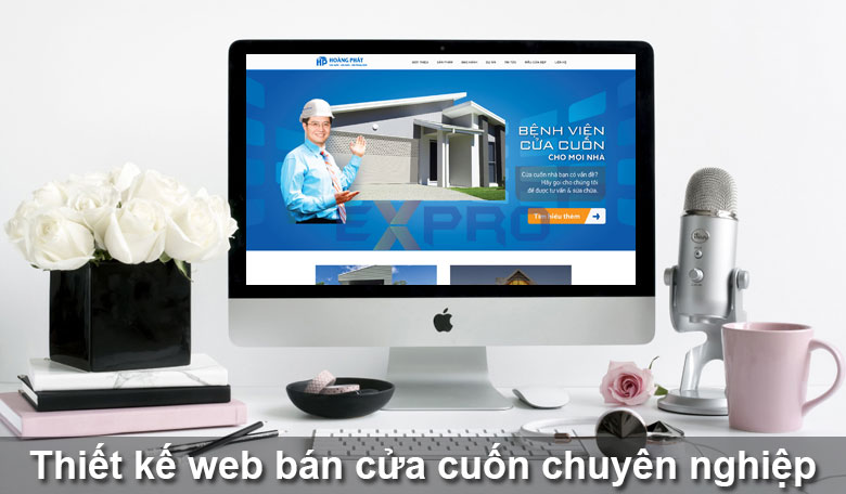 Thiết kế web bán cửa cuốn chuyên nghiệp 