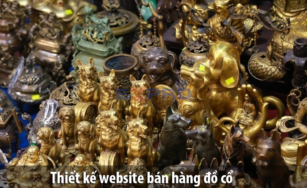 Thiết kế web bán đồ cổ chuyên nghiệp