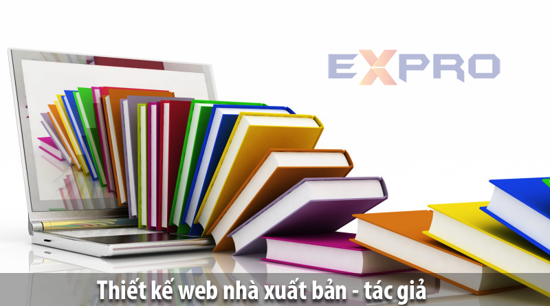 Thiết kế web nhà xuất bản – tác giả chuyên nghiệp, độc đáo