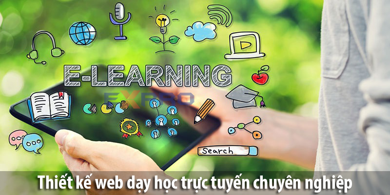 Thiết kế website dạy học trực tuyến E-Learning