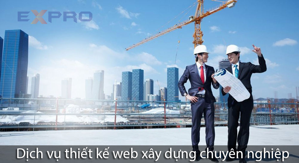 Thiết kế web công ty xây dựng chuyên nghiệp chuẩn SEO