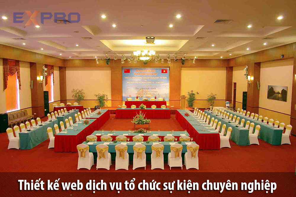 Thiết kế web tổ chức sự kiện, event chuyên nghiệp