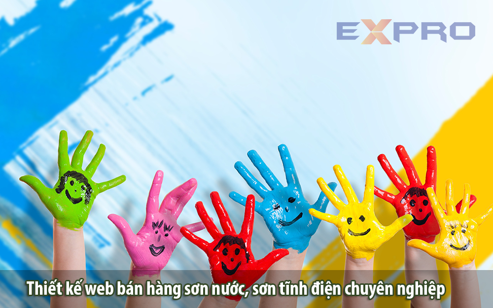 Thiết kế web bán sơn nước, sơn tĩnh điện chuẩn SEO giá tốt nhất