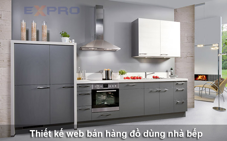 Thiết kế web đồ dùng nhà bếp chuyên nghiệp