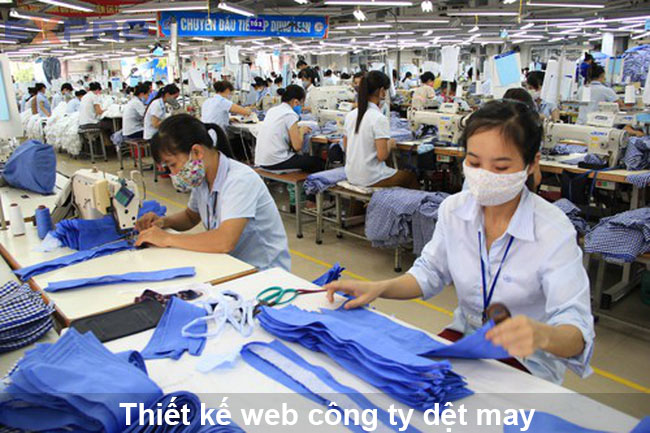 Thiết kế website công ty dệt may
