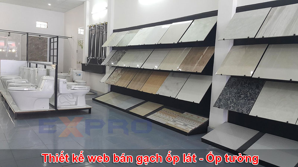 Thiết kế web bán gạch ốp lát, ốp tường