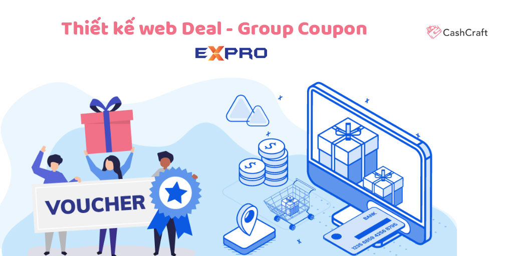 Thiết kế web deal - group coupon chuyên nghiệp