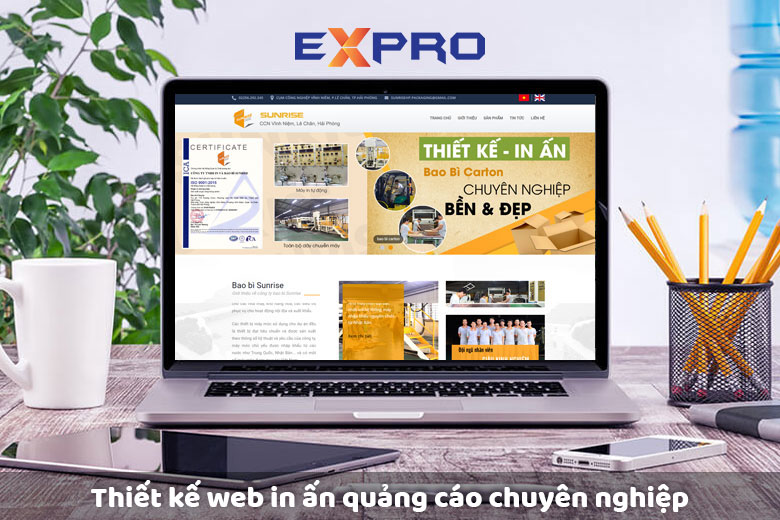 Thiết kế web in ấn chuyên nghiệp giá rẻ 