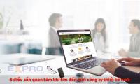 5 điều cần quan tâm khi tìm đến một công ty thiết kế web