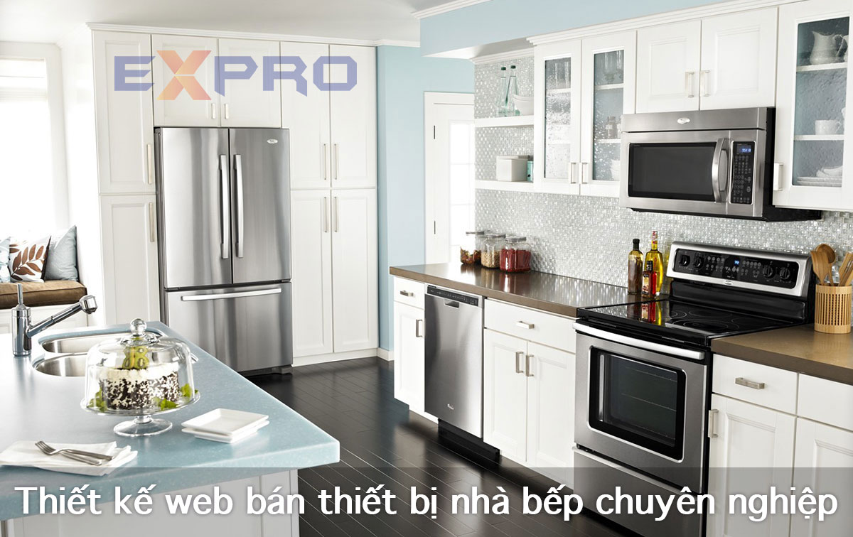 Thiết kế website bán thiết bị nhà bếp