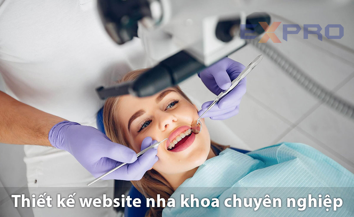 Thiết kế web nha khoa chuyên nghiệp