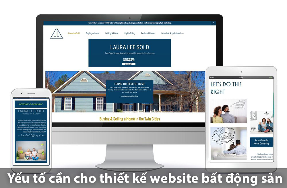 Những yếu tố cần có khi thiết kế website bất động sản chuyên nghiệp mà bạn nên biết