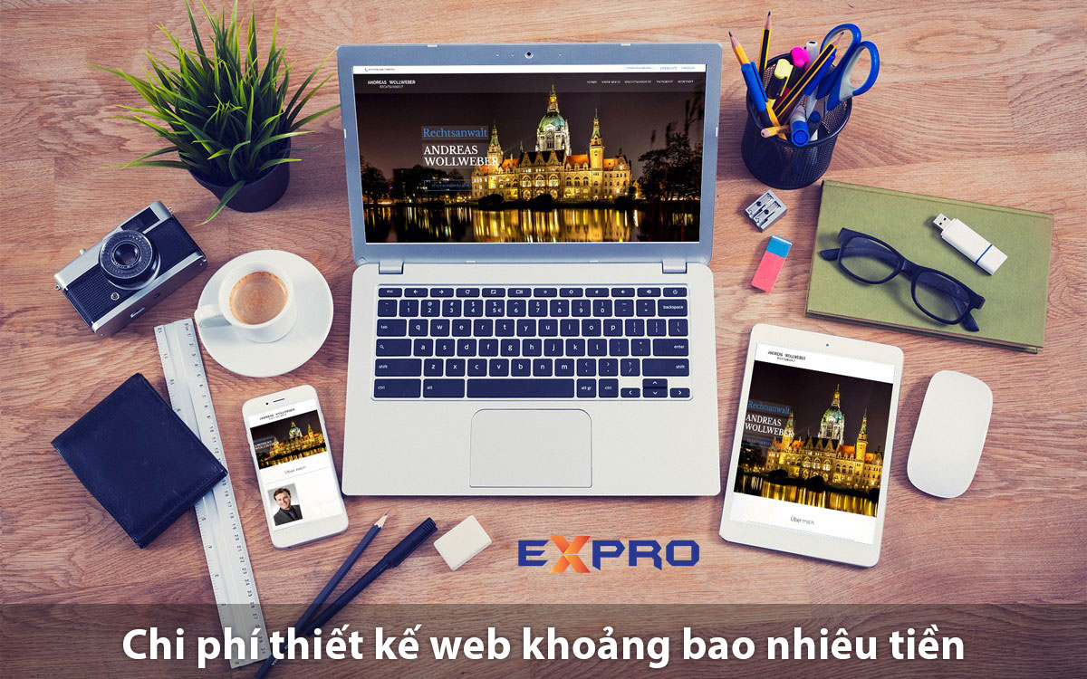 Thiết kế website cần bao nhiêu chi phí?