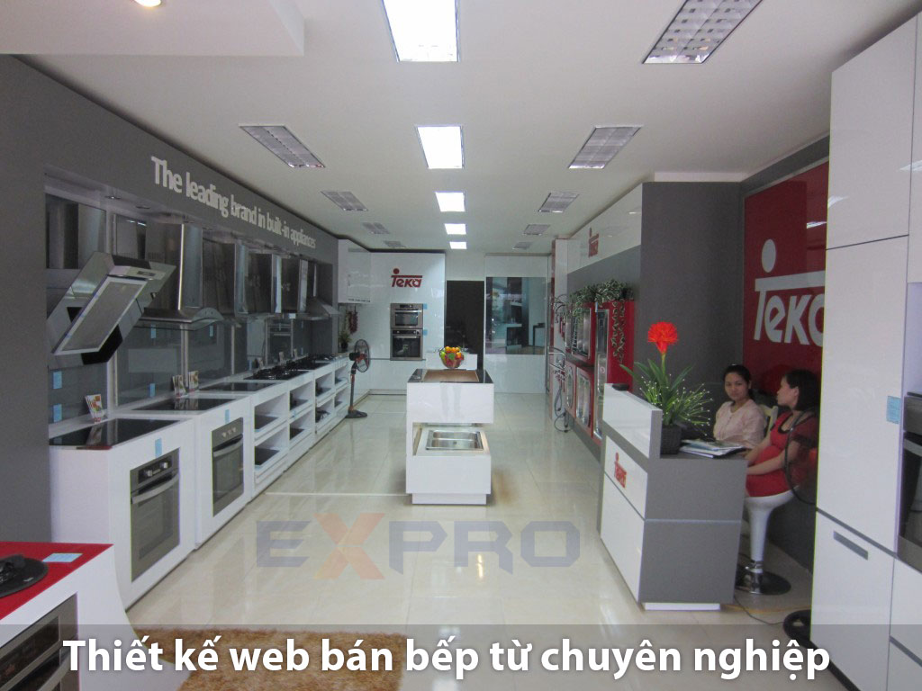Thiết kế web bán bếp từ nhập khẩu chính hãng