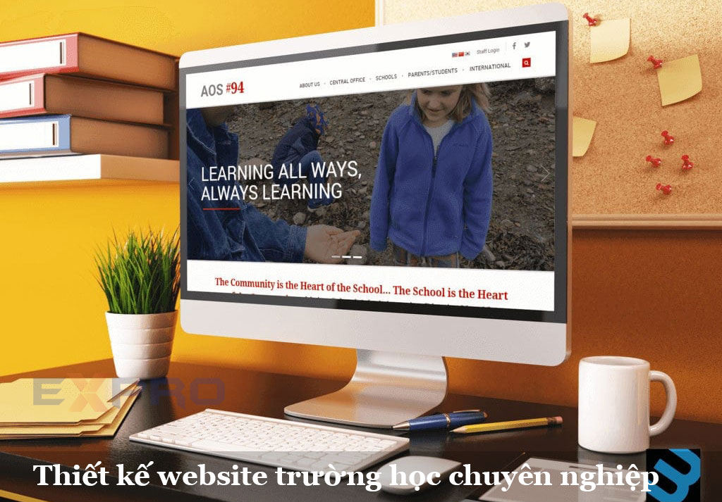 Thiết kế website trường học chuyên nghiệp giao diện độc quyền