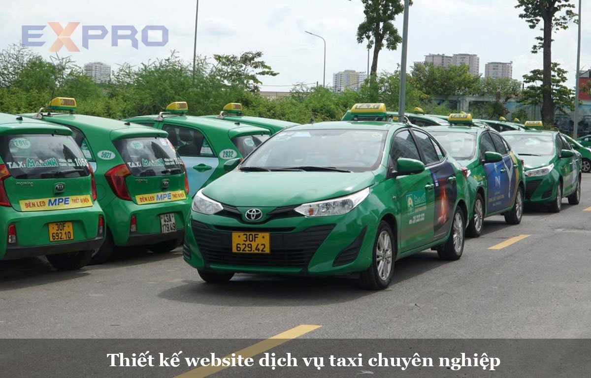 Thiết kế website dịch vụ taxi chuyên nghiệp giá tốt nhất thị trường