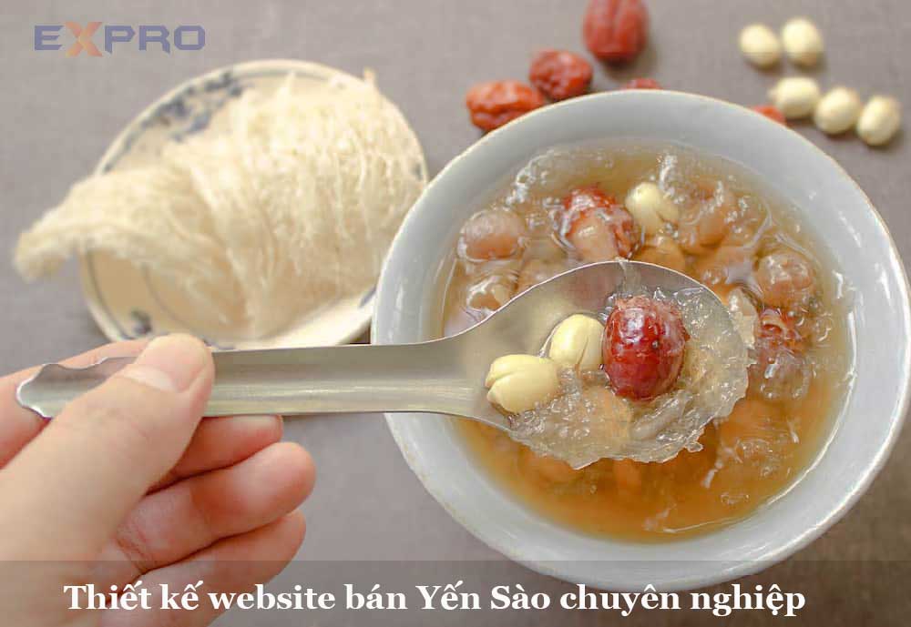 Thiết kế website yến xào chuẩn SEO giá tốt