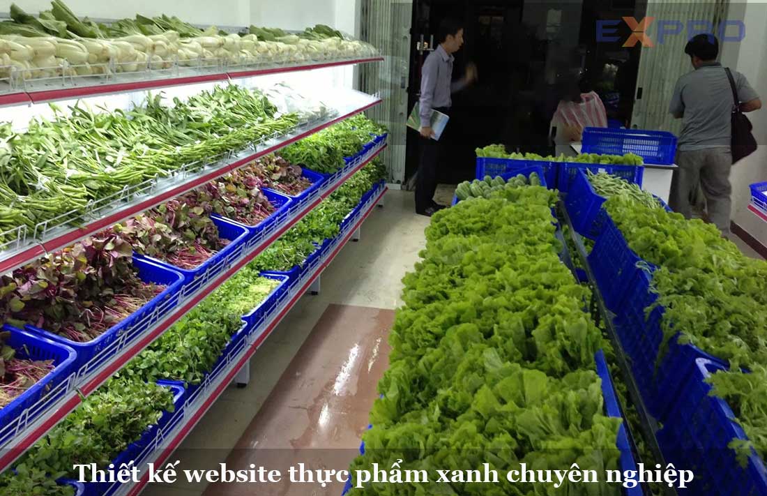 Thiết kế website bán thực phẩm xanh