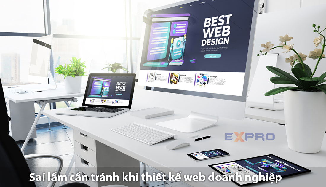 Những sai lầm cần tránh khi thiết kế website giới thiệu doanh nghiệp