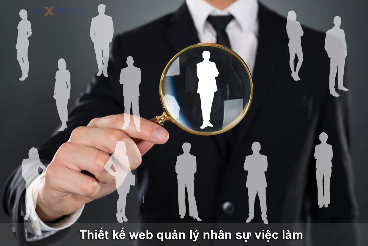 Thiết kế website quản lý nhân sự chuyên nghiệp chất lượng cao 