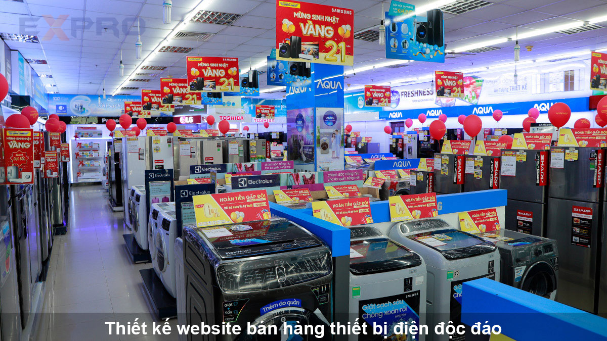 Dịch vụ thiết kế website bán hàng thiết bị điện chuyên nghiệp