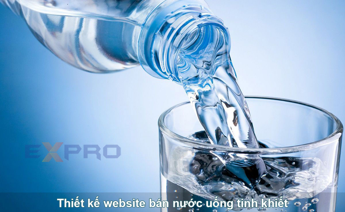 Thiết kế website bán nước uống tinh khiết chuyên nghiệp chuẩn SEO